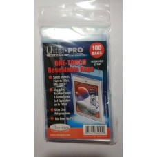 Ultra Pro Pack of 100 One Touch Resealable Sleeve Bag for sports trading card